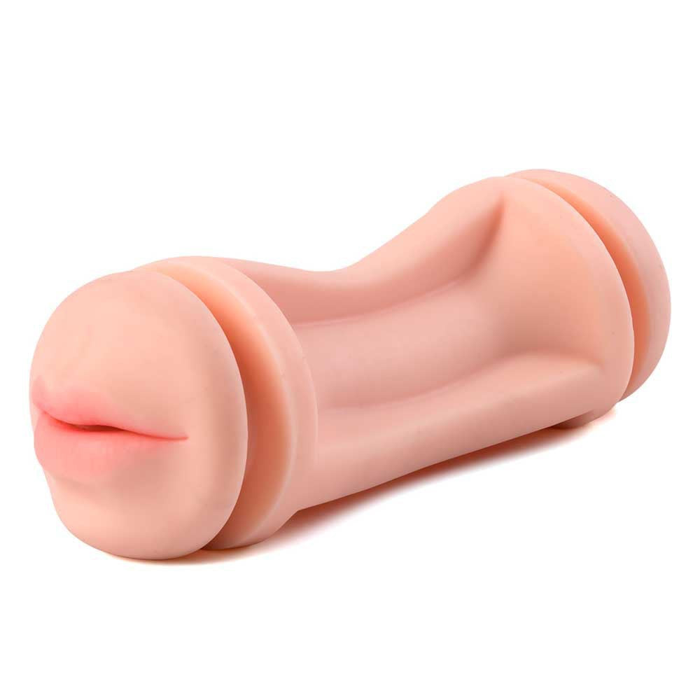 Double hole masturbator male masturbator penis exercise