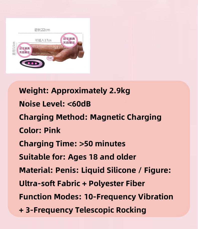 Dudu cat doll pillow vibrator sex machine