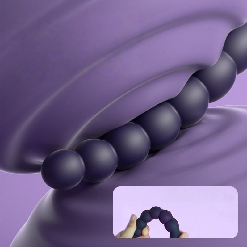 Backyard beading anal plug out vibrating stick backyard anal toy Adult interest