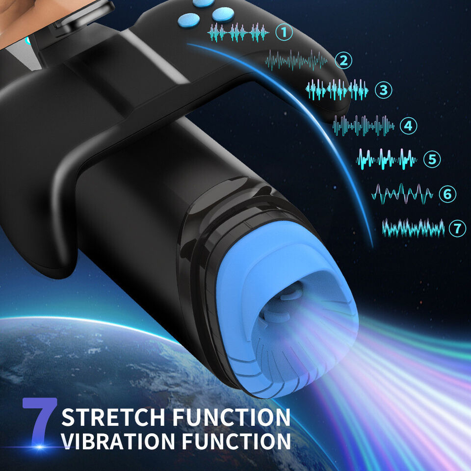 Handle automatic thrust telescopic vibration masturbator