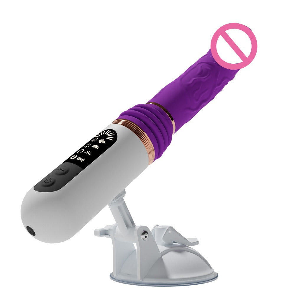 Miniature automatic vibrating telescopic affordable sex machine