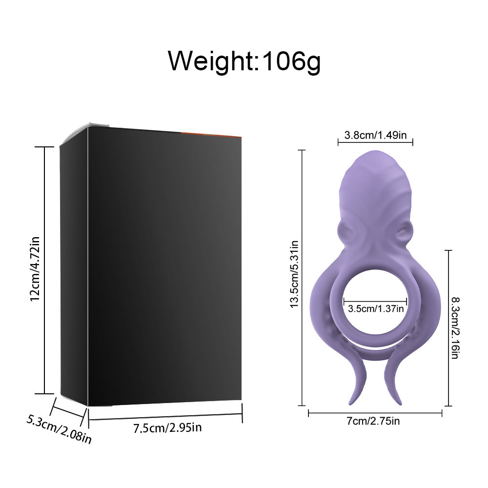 Men’s Delay Ring Wireless Vibrator with APP Control
