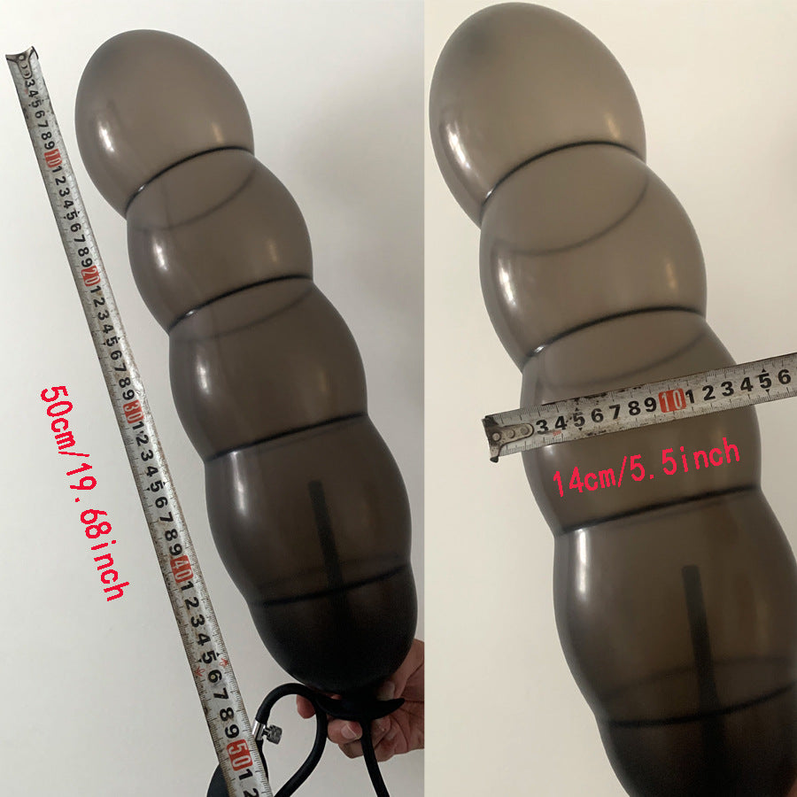 Five-bead inflatable anal dilator