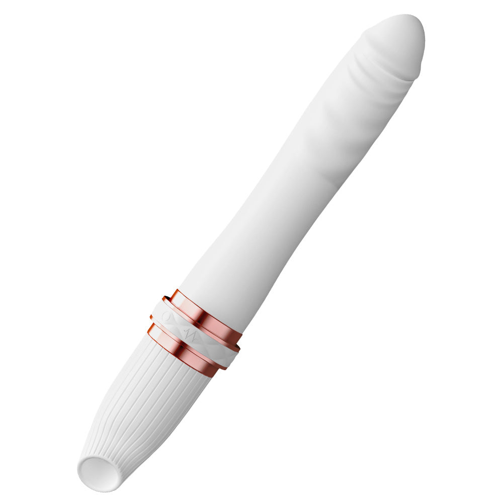 Sexy sucking, telescopic and vibrating double-ended masturbator