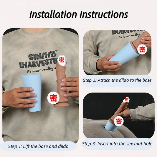 Air cushion for sex machines with multiple postures