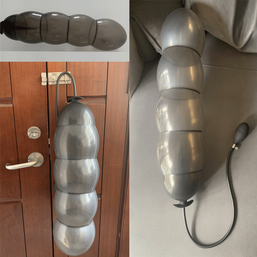 Five-bead inflatable anal dilator