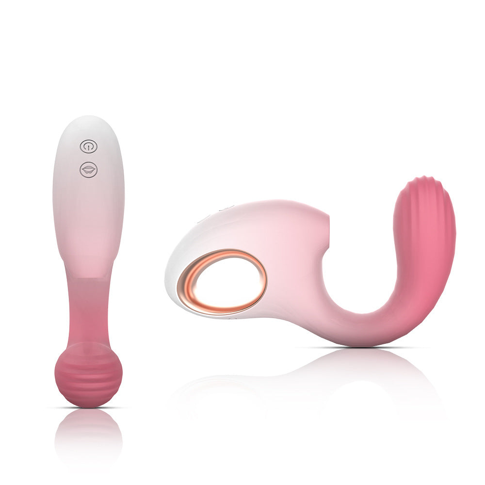 G-spot sucking stick gradient tongue licking orgasm vibrator