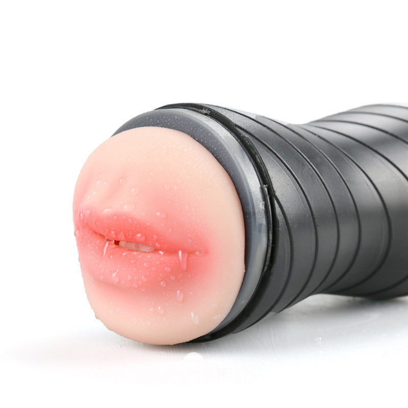 Double hole masturbator male masturbator penis exercise
