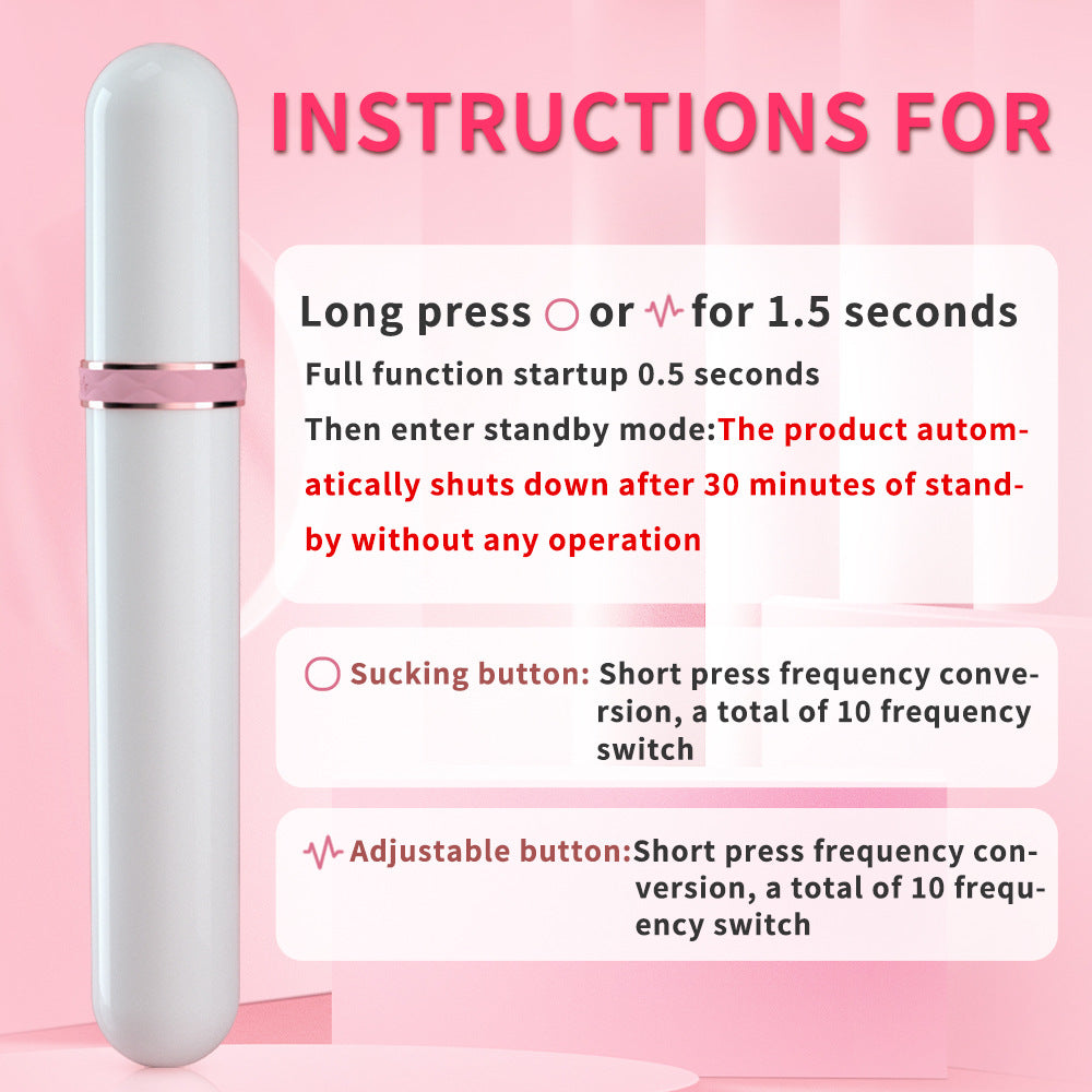 Sexy sucking, telescopic and vibrating double-ended masturbator