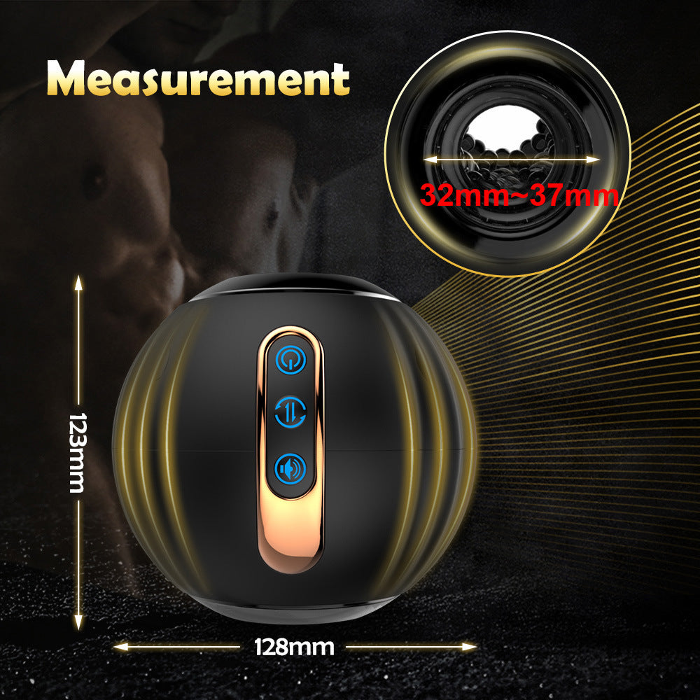 Little Pumpkin Fully Automatic Retractable Rotating Masturbator for Men Penis Exerciser