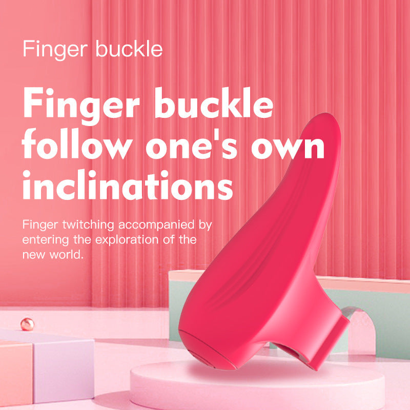 Rechargeable fingertip massage vibrator