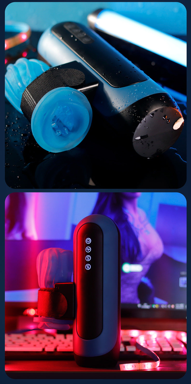 Yunxiao Cup Masturbator, Electric, Retractable, Vibrating, Silent, Men's, Fully Automatic