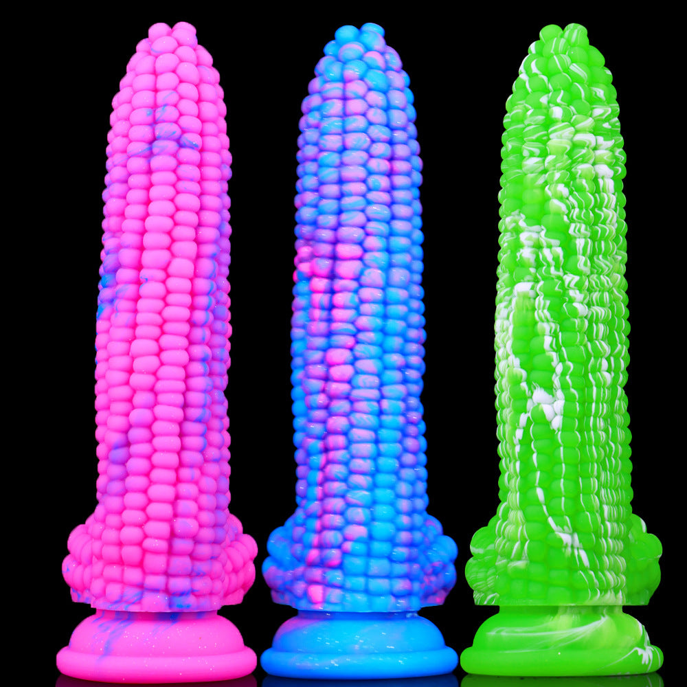 Corn silicone dildo anal plug, fruit and vegetable dildo, large simulation Dildo