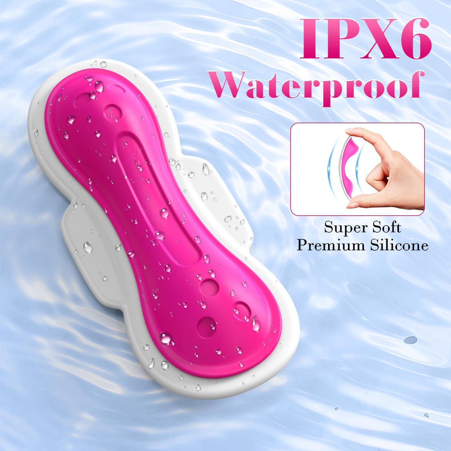 APP controlled pad vibrator wearable clitoral stimulator