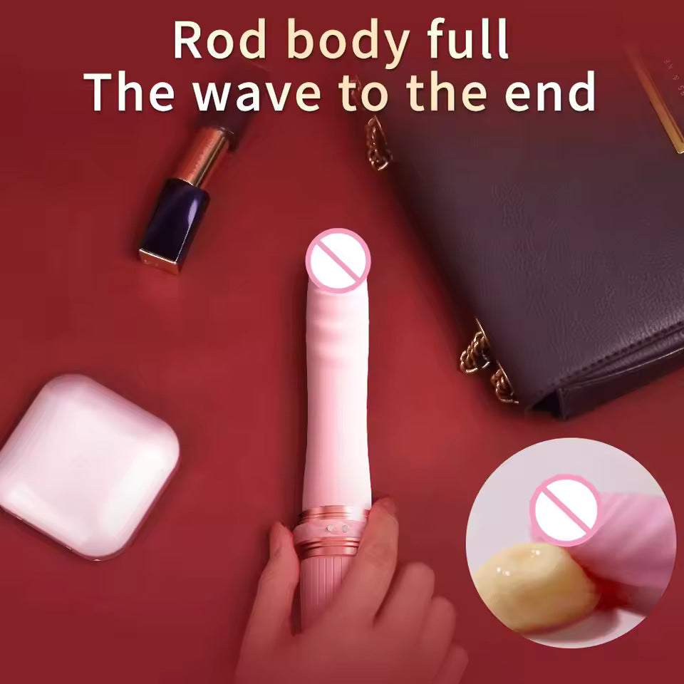 Sexy sucking, telescopic and vibrating double-ended masturbator