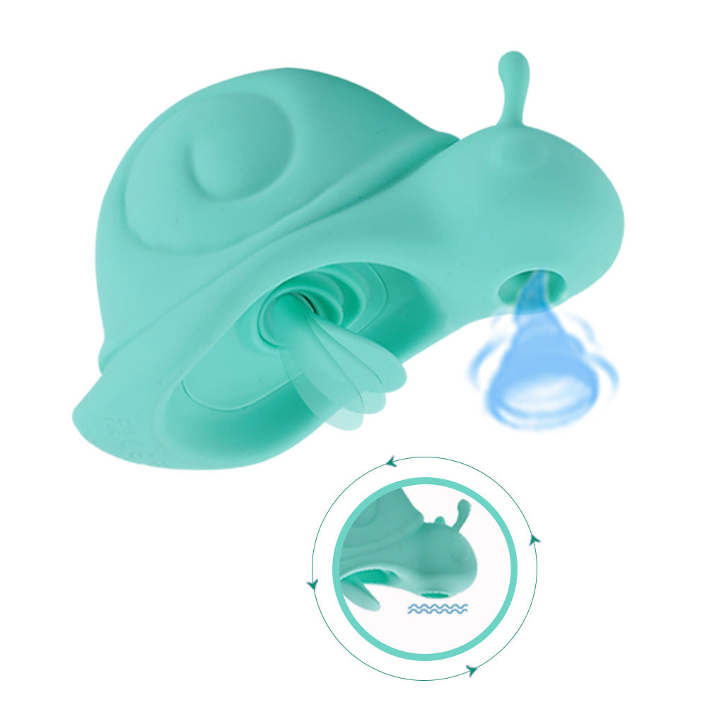 Snail sucking cute little vibrator female instant orgasm tongue licking vibration masturbator