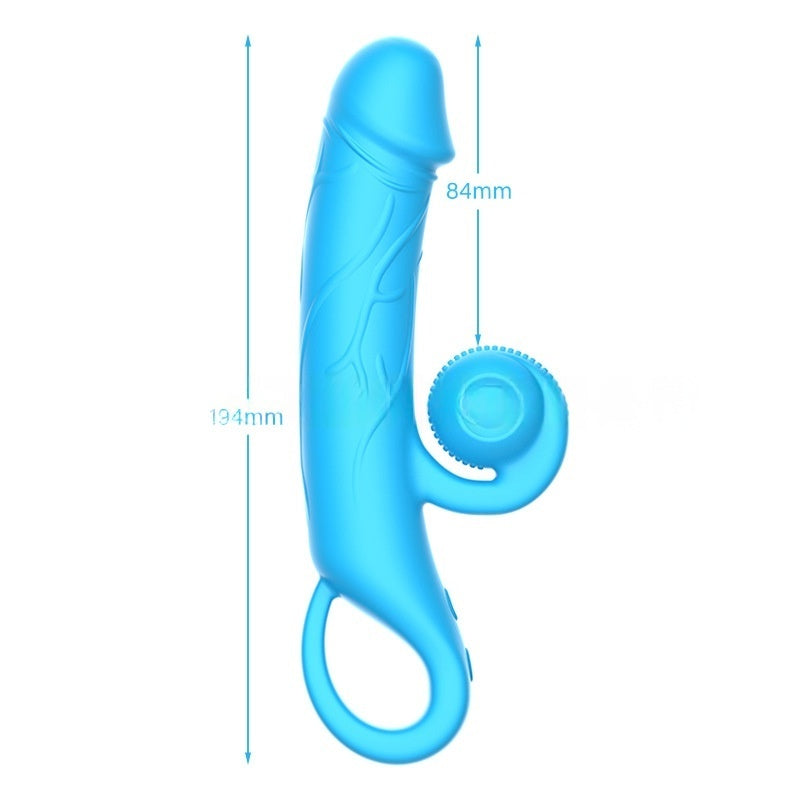 Snail-shaped clitoral stimulation dildo