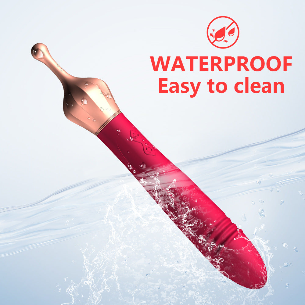 Female dual-head vibrator sex machine for female