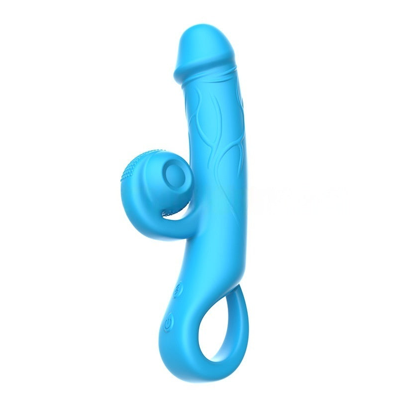 Snail-shaped clitoral stimulation dildo