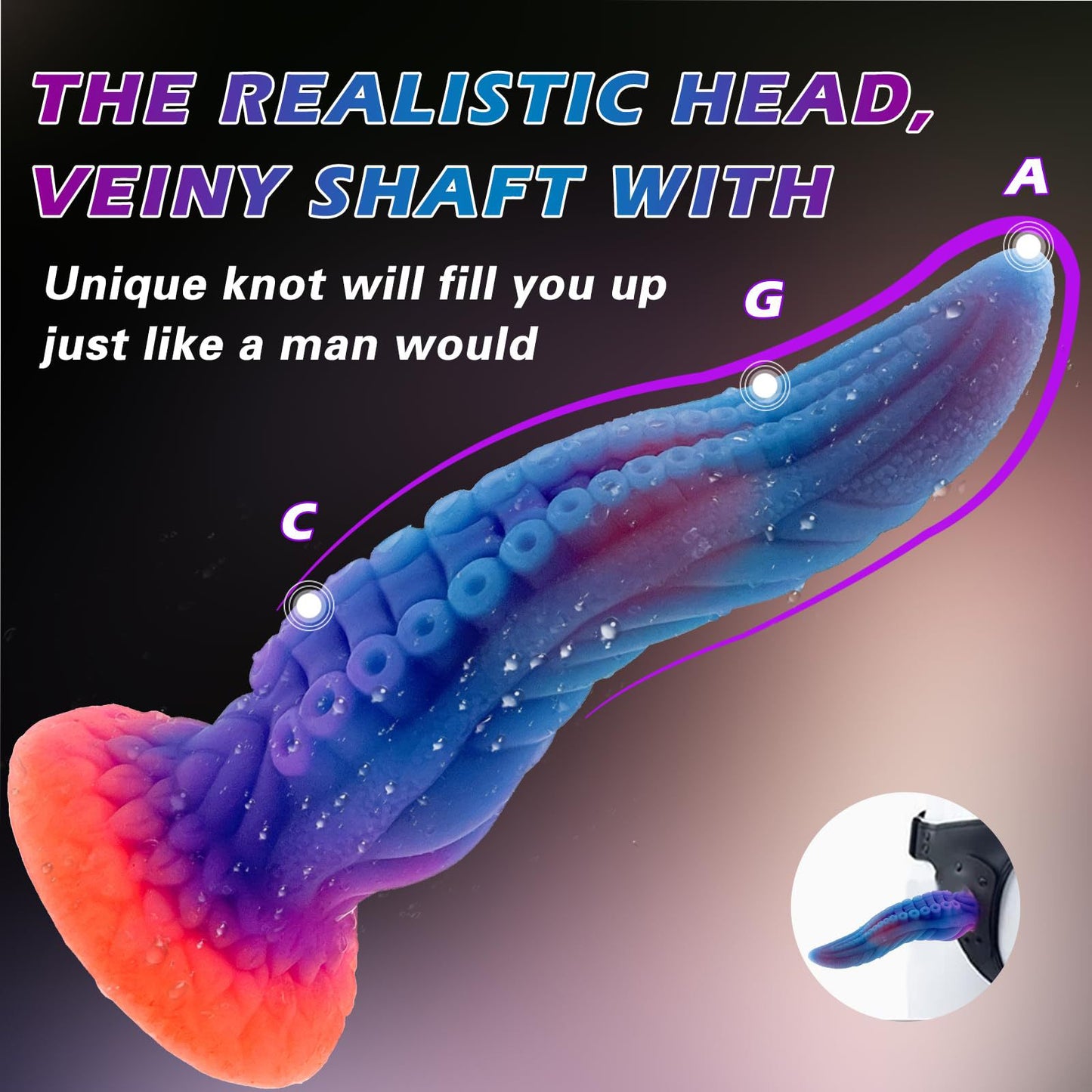 Female octopus tentacle soft meat masturbator