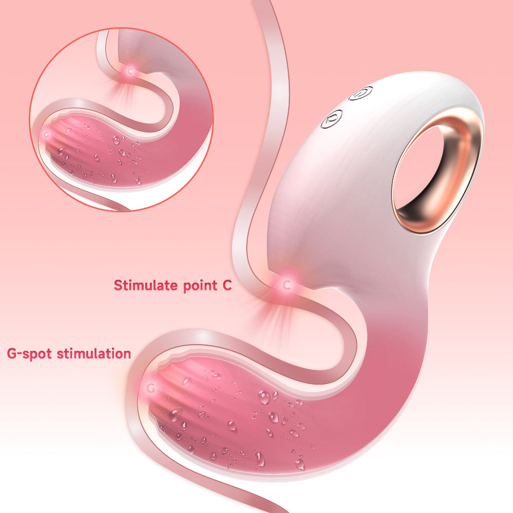 G-spot sucking stick gradient tongue licking orgasm vibrator