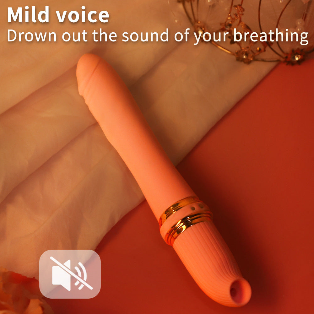 Sexy sucking, telescopic and vibrating double-ended masturbator
