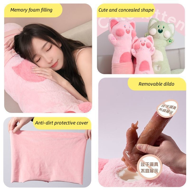Dudu cat doll pillow vibrator sex machine