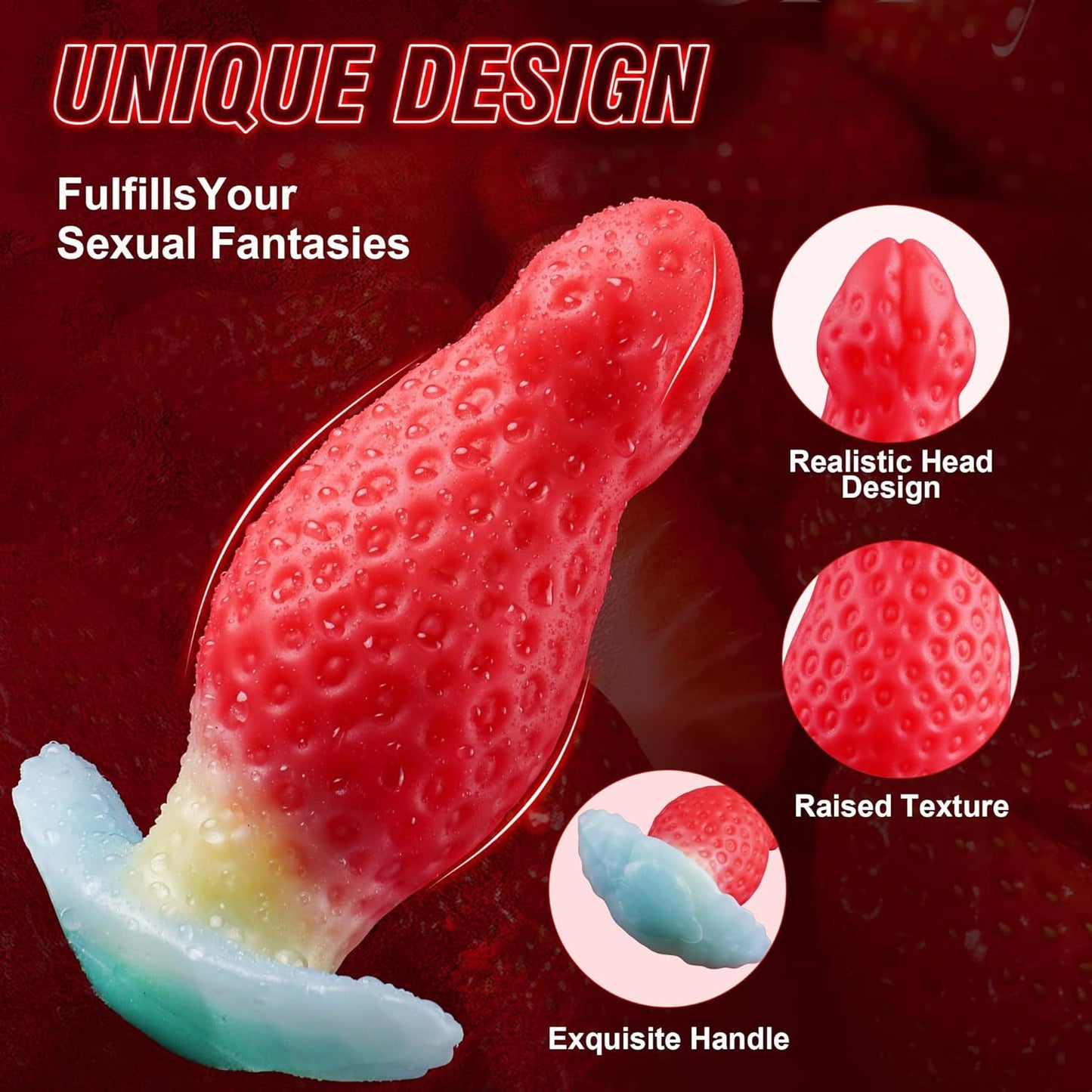 Strawberry anal plug