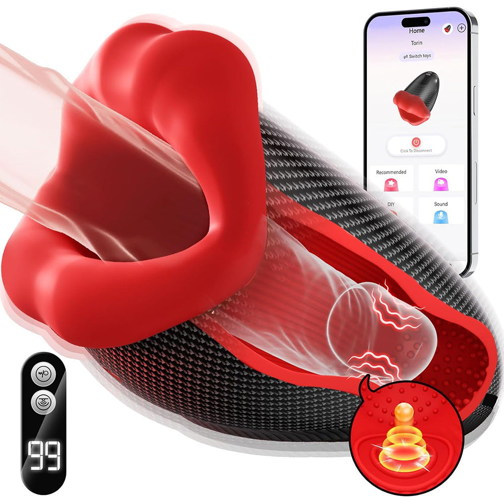 Seahorse digital display 9-frequency tapping exercise trainer for men with large earrings Vasodilation masturbator