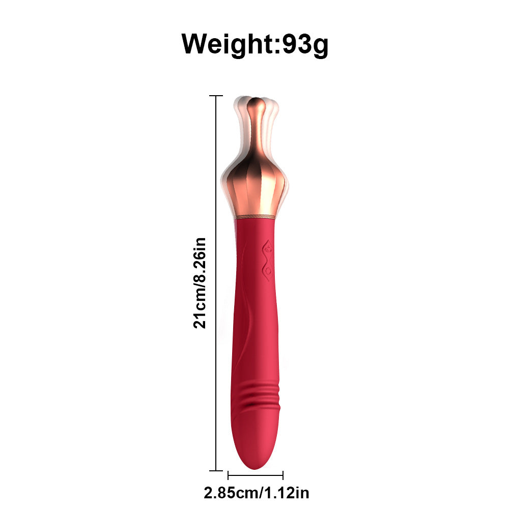 Vibrator female double head teasing masturbation flirting massage stick