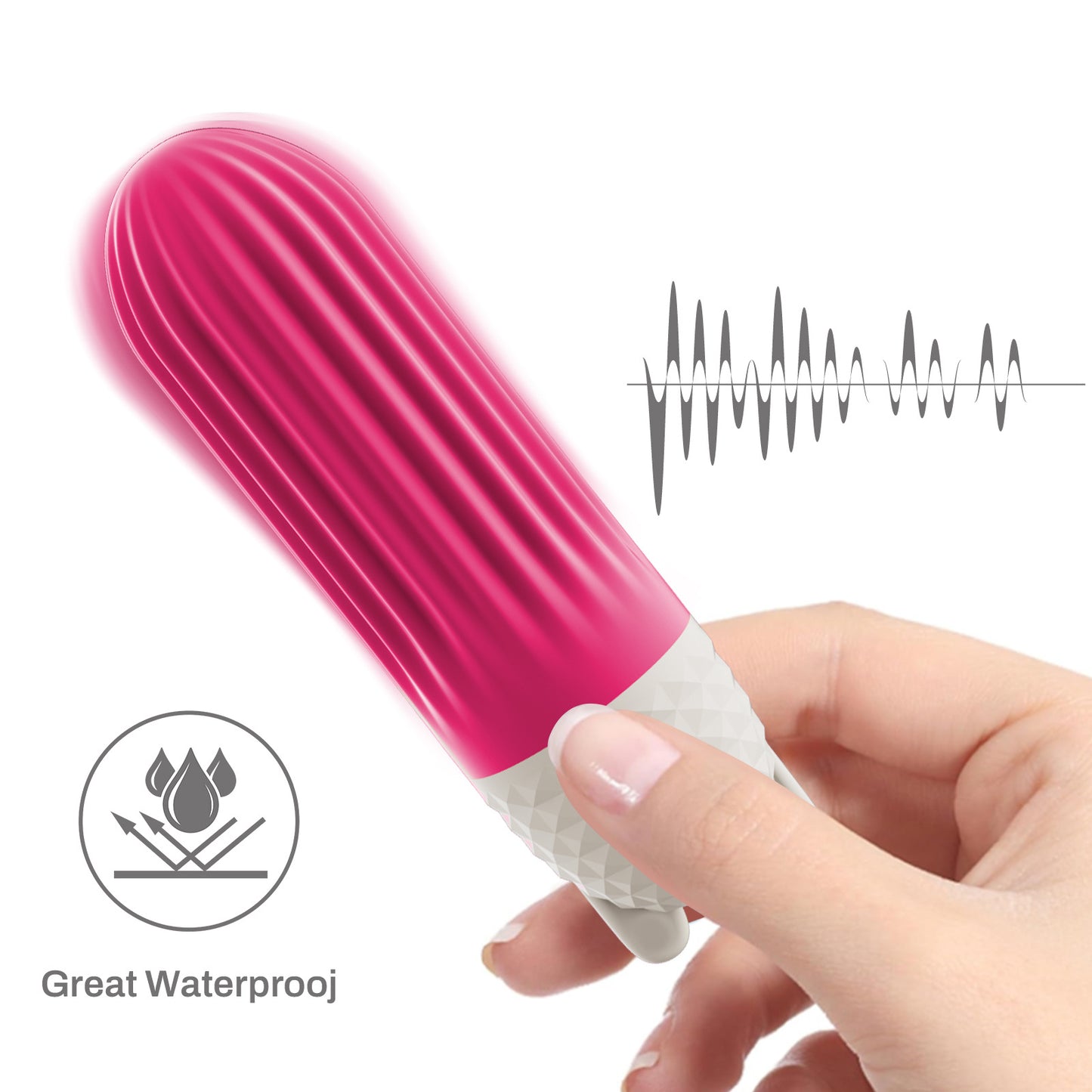 Vibrating egg massage stick for female masturbation