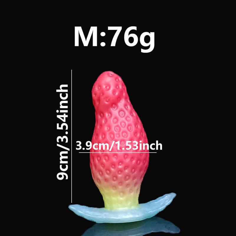 Strawberry anal plug