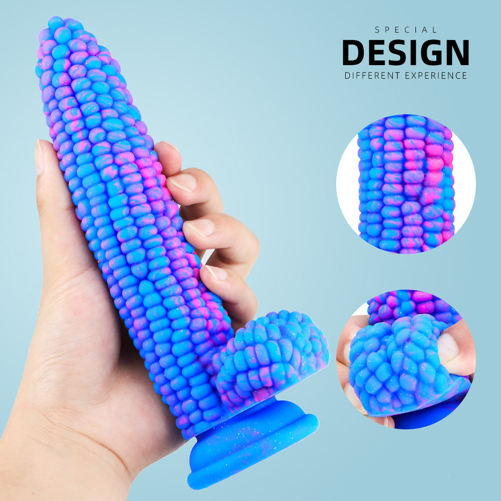 Corn silicone dildo anal plug, fruit and vegetable dildo, large simulation Dildo