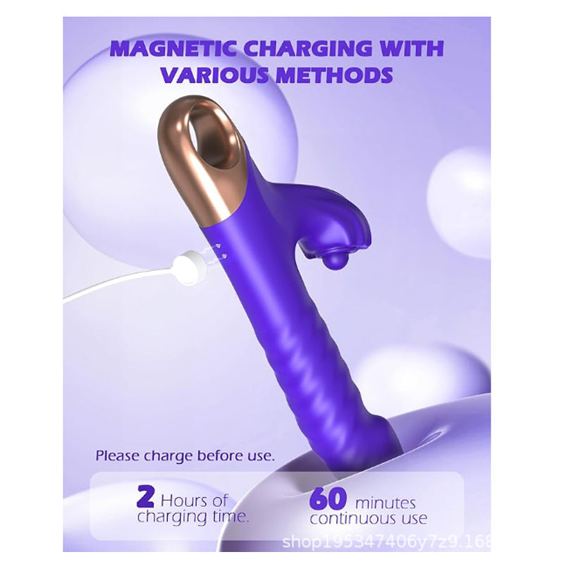 Female masturbation retractable massager