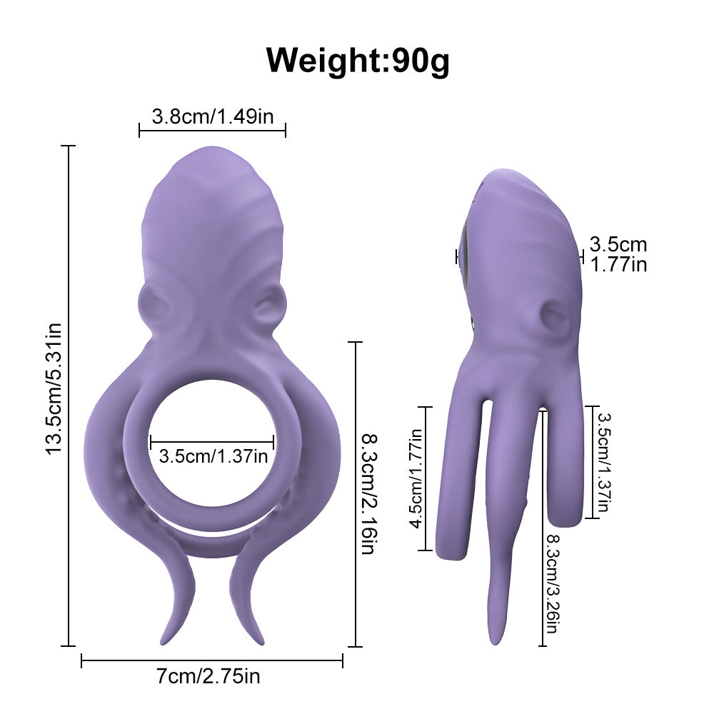 Men’s Delay Ring Wireless Vibrator with APP Control