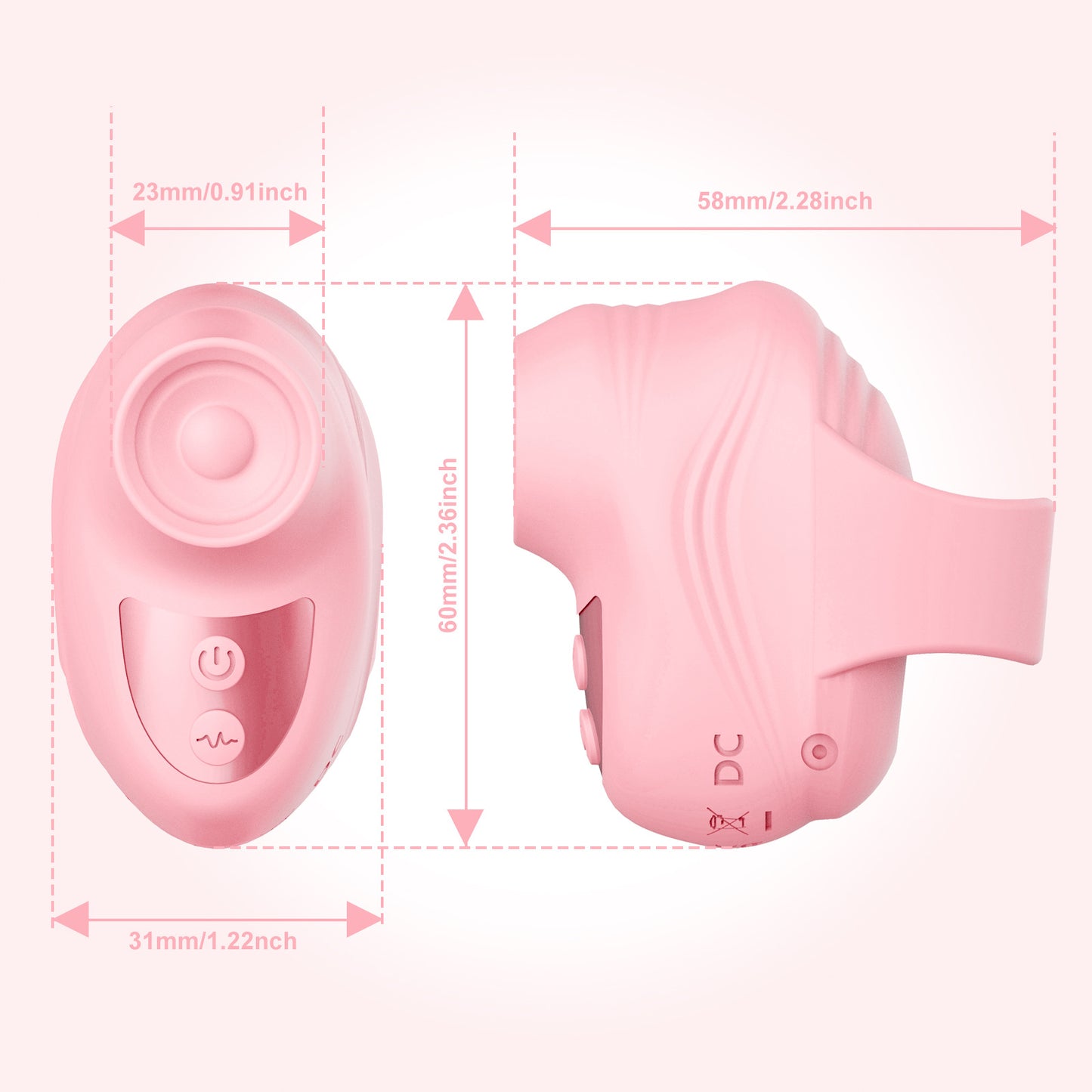 Vibrating egg, tapping, massaging, sucking, small masturbator