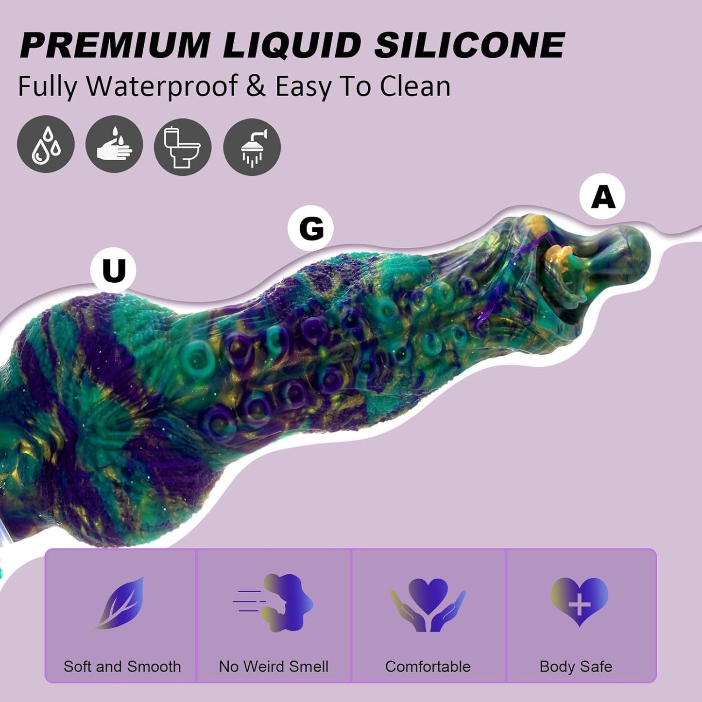 Octopus-shaped sucker anal plug dildo