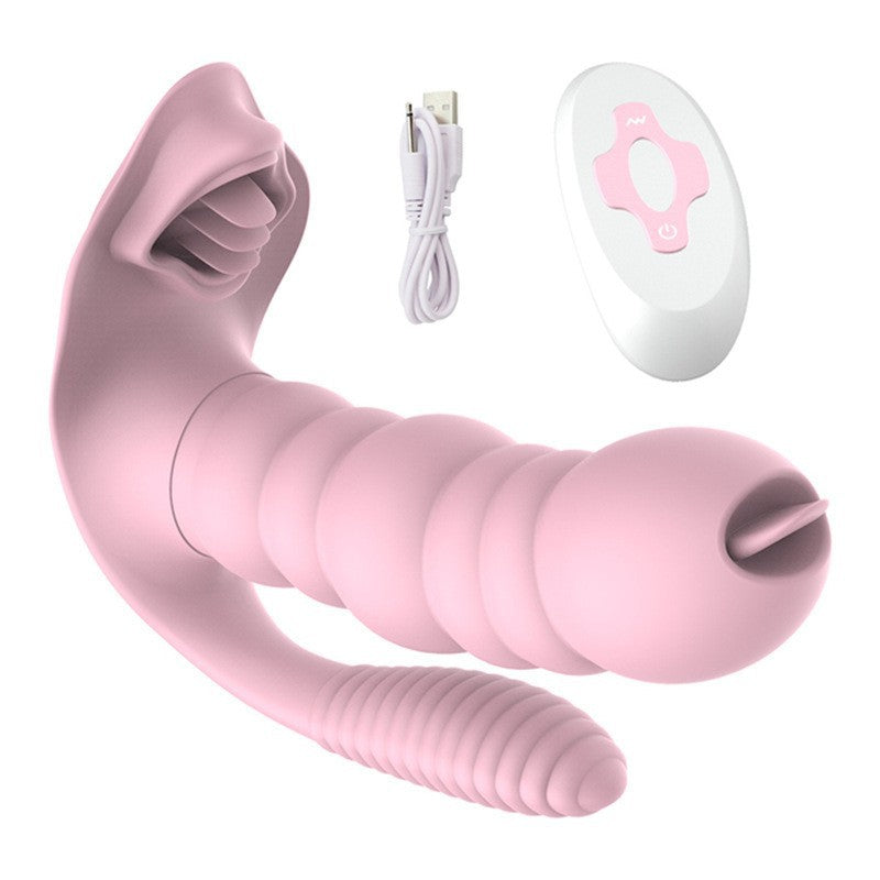 Caterpillar-shaped remote-controlled wearable device for women