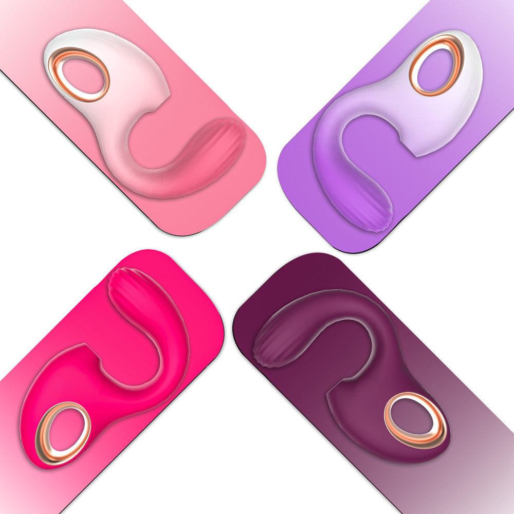 G-spot sucking stick gradient tongue licking orgasm vibrator