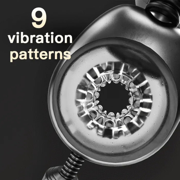 Men's belt electric masturbation cup