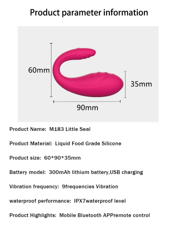 Vibrating Egg Little Seal Female Vibrator