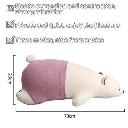 Simulated penis automatically retractable toy Cute Bear