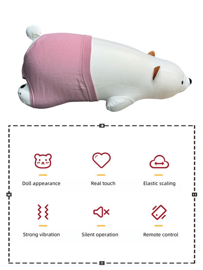 Simulated penis automatically retractable toy Cute Bear