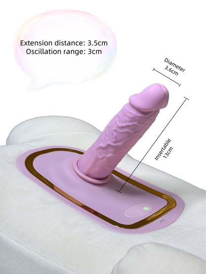 Simulated penis automatically retractable toy Cute Bear