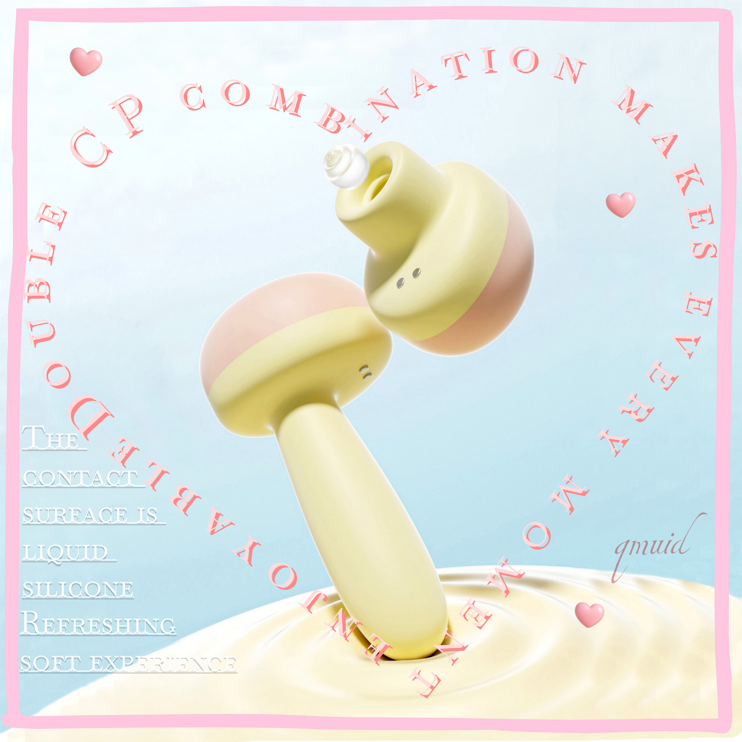 Sucking vibrator dual-purpose masturbator adult bell