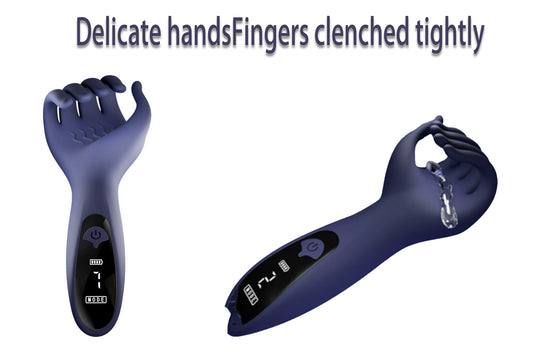 Glans endurance training penis exerciser aircraft cup male masturbator electric finger kneading
