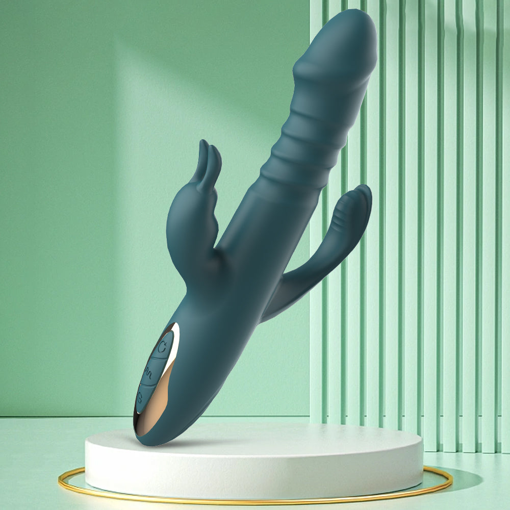 Adult telescopic vibrating electric massager for women