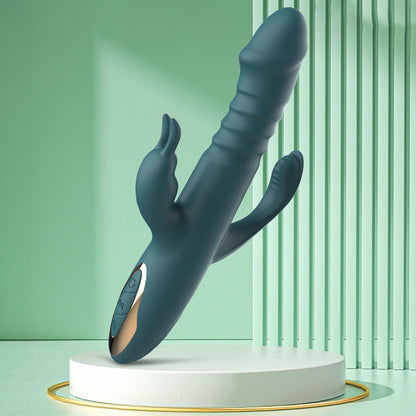 Adult telescopic vibrating electric massager for women