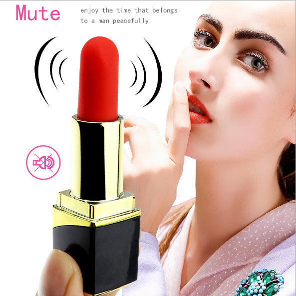 Lipstick-shaped vibrating massager, small and affordable female masturbator