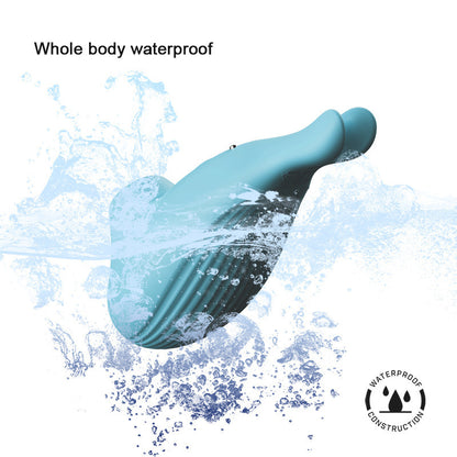 Tibe Little Blue Shark Sucking Vibrating Egg